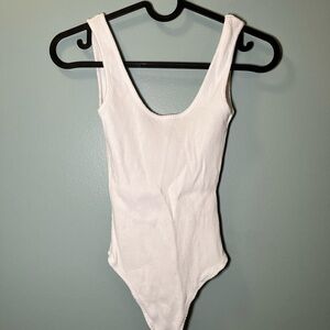 white tank top bodysuit